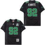 Philadelphia Eagles #92 Reggie White Black 1992 Throwback Jersey