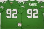 Philadelphia Eagles #92 Reggie White Kelly Green 1990 Throwback Jersey