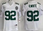 Philadelphia Eagles #92 Reggie White White 1992 Throwback Jersey