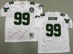 Philadelphia Eagles #99 Jerome Brown White Throwback Jersey