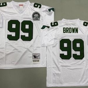 Philadelphia Eagles #99 Jerome Brown White Throwback Jersey