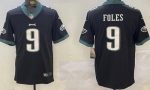 Philadelphia Eagles #9 Nick Foles Limited Black Vapor Jersey