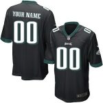 Philadelphia Eagles Customized Game Black Jersey