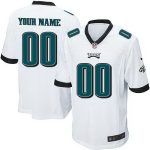 Philadelphia Eagles Customized Game White Jersey