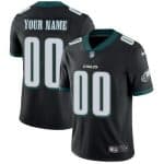 Philadelphia Eagles Customized Limited Black 2024 New Logo Vapor Jersey