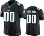 Philadelphia Eagles Customized Limited Black FUSE Vapor Jersey