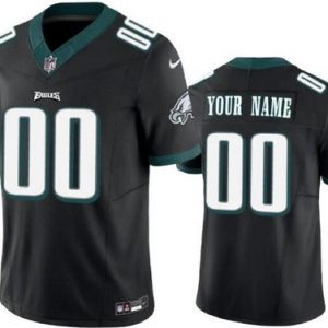 Philadelphia Eagles Customized Limited Black FUSE Vapor Jersey