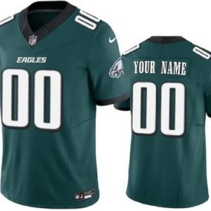 Philadelphia Eagles Customized Limited Green FUSE Vapor Jersey