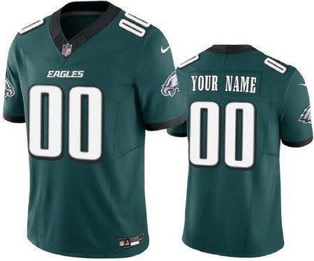 Philadelphia Eagles Customized Limited Green FUSE Vapor Jersey
