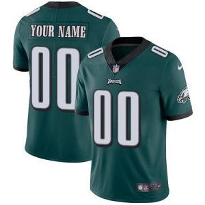 Philadelphia Eagles Customized Limited Green Vapor Untouchable Jersey