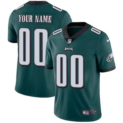 Philadelphia Eagles Customized Limited Green Vapor Untouchable Jersey