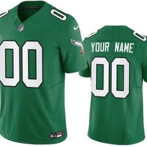 Philadelphia Eagles Customized Limited Kelly Green FUSE Vapor Jersey