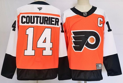 Philadelphia Flyers #14 Sean Couturier Orange Authentic Jersey