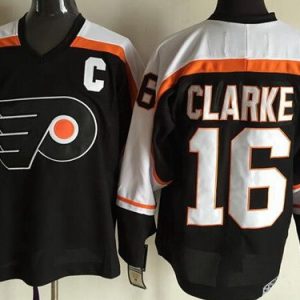 Philadelphia Flyers #16 Bobby Clarke Black Throwback Jersey