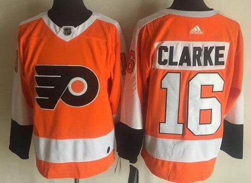 Philadelphia Flyers #16 Bobby Clarke Orange Jersey