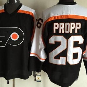 Philadelphia Flyers #26 Brian Propp Black Throwback Jersey