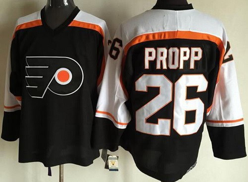 Philadelphia Flyers #26 Brian Propp Black Throwback Jersey