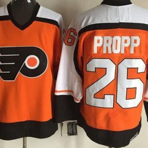 Philadelphia Flyers #26 Brian Propp Orange Throwback Jersey