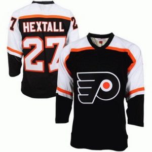 Philadelphia Flyers #27 Ron Hextall Black Throwback Jersey