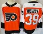 Philadelphia Flyers #39 Matvei Michkov Orange Fanatics Authentic Jersey