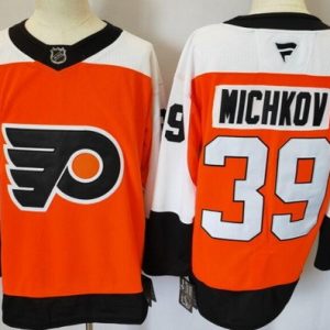 Philadelphia Flyers #39 Matvei Michkov Orange Fanatics Authentic Jersey