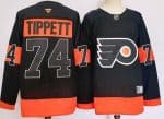 Philadelphia Flyers #74 Owen Tippett Black Authentic Jersey