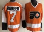 Philadelphia Flyers #7 Bill Barber Orange Throwback Jersey