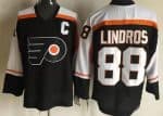 Philadelphia Flyers #88 Eric Lindros Black Throwback Jersey