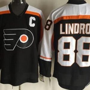 Philadelphia Flyers #88 Eric Lindros Black Throwback Jersey