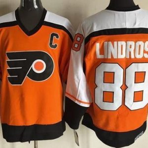 Philadelphia Flyers #88 Eric Lindros Orange Throwback Jersey