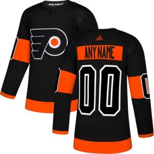 Philadelphia Flyers Customized Black Alternate Authentic Jersey