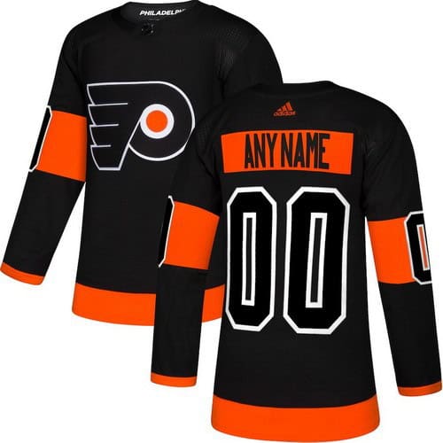 Philadelphia Flyers Customized Black Alternate Authentic Jersey