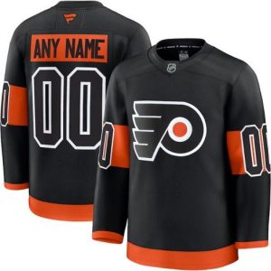 Philadelphia Flyers Customized Black Fanatics Authentic Jersey
