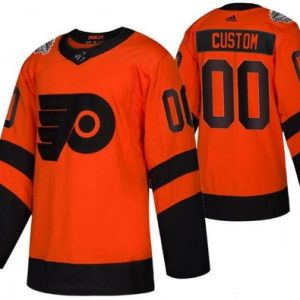 Philadelphia Flyers Customized Orange 2019 Stadium Series Authentic Jersey