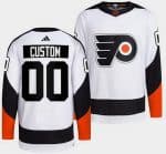 Philadelphia Flyers Customized White 2022 Reverse Retro Authentic Jersey