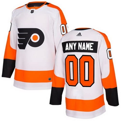 Philadelphia Flyers Customized White Authentic Jersey
