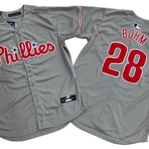 Philadelphia Phillies #28 Alec Bohm Gray Limited Jersey