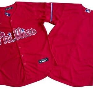 Philadelphia Phillies Blank Red Cool Base Jersey