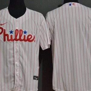 Philadelphia Phillies Blank White Cool Base Jersey