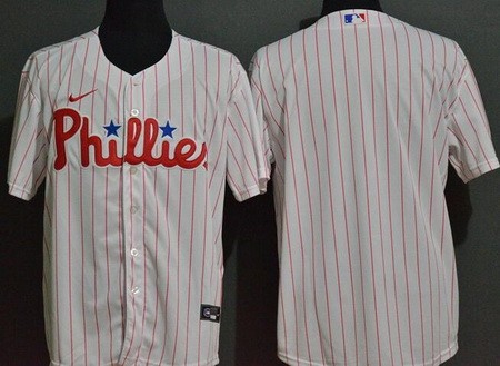 Philadelphia Phillies Blank White Cool Base Jersey