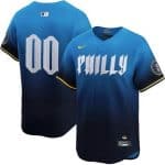 Philadelphia Phillies Customized Blue 2024 City Connect Limited Jersey