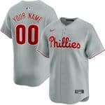 Philadelphia Phillies Customized Gray Limited Jersey