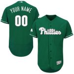 Philadelphia Phillies Customized Green Celtic FlexBase Jersey