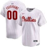 Philadelphia Phillies Customized White Limited Jersey