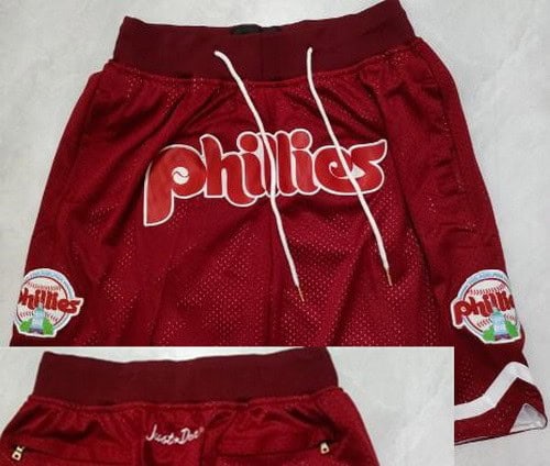 Philadelphia Phillies Red Just Don Shorts