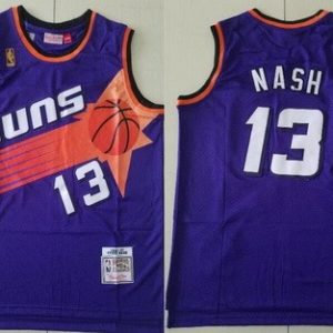 Phoenix Suns #13 Steve Nash Purple 1996 Hollywood Classic Swingman Jersey
