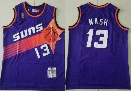 Phoenix Suns #13 Steve Nash Purple 1996 Hollywood Classic Swingman Jersey