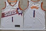 Phoenix Suns #1 Devin Booker White Icon Swingman Jersey