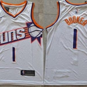 Phoenix Suns #1 Devin Booker White Icon Swingman Jersey