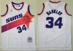 Phoenix Suns #34 Charles Barkley White 1992 Throwback Swingman Jersey